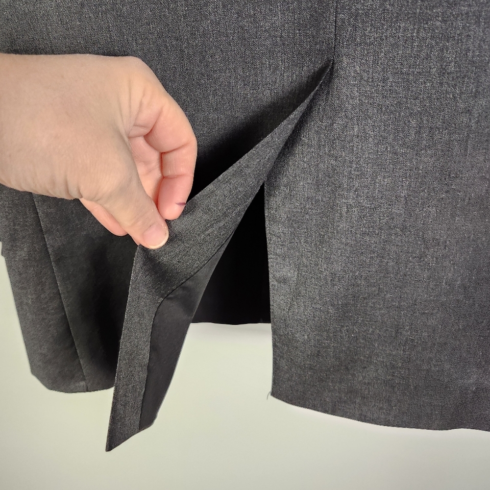 EUC LRL Ralph Lauren Charcoal‎ Gray Single Breasted Suit Jacket Size 42R #677 - Picture 5 of 12